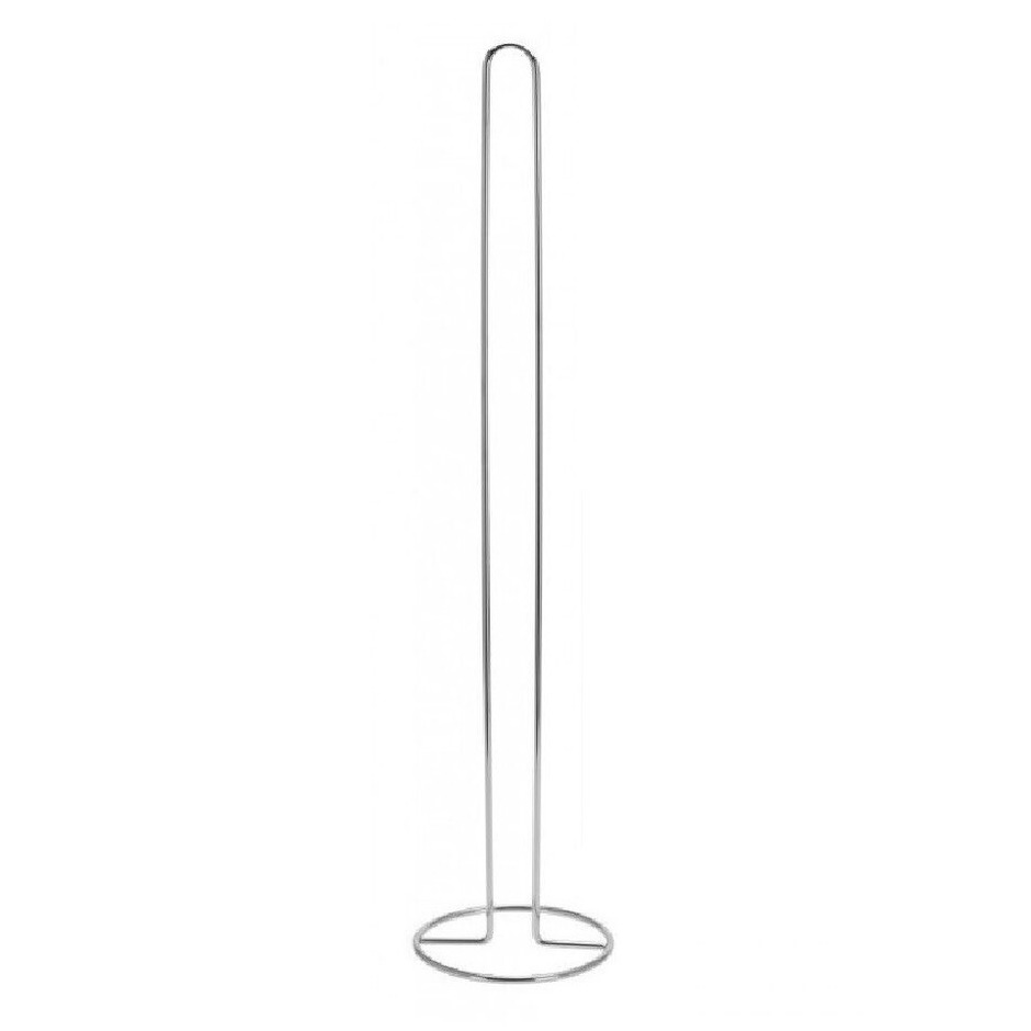 Toiletrollen houder - 15 x 60 cm - chroom - wc-rol houder - toiletrolhouder - wc rollen -