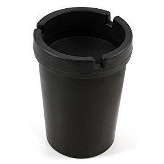 Zwarte auto asbak 11 cm -