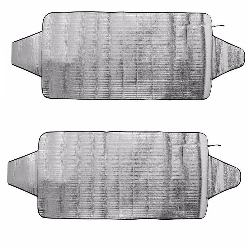 2x Antivries autoruit dekens L 85 x 180 cm -