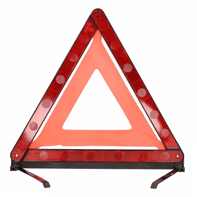 Opvouwbare gevaren driehoek -