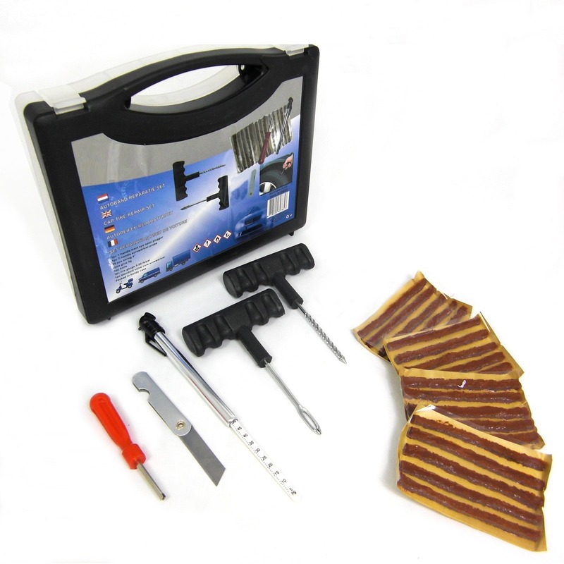 Benson Autobanden reparatie / plak set - 28-delig - op reis of thuis -