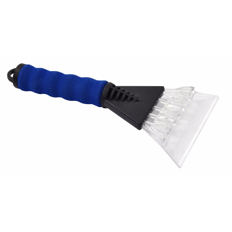 IJskrabber soft grip blauw 25 cm -