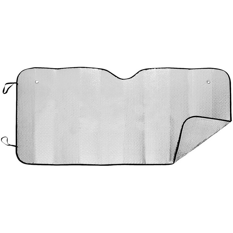 Auto zonnescherm/anti vorst deken tweezijdig 74 x 143 cm -