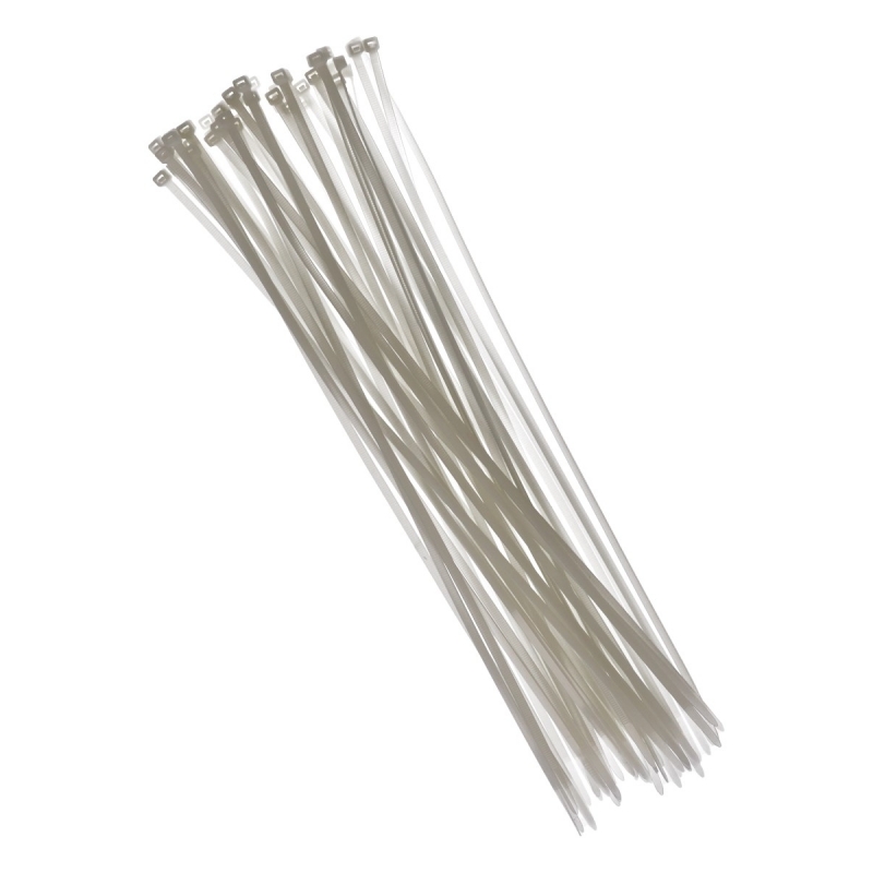 Tie-wraps wit 40 cm 50 stuks -