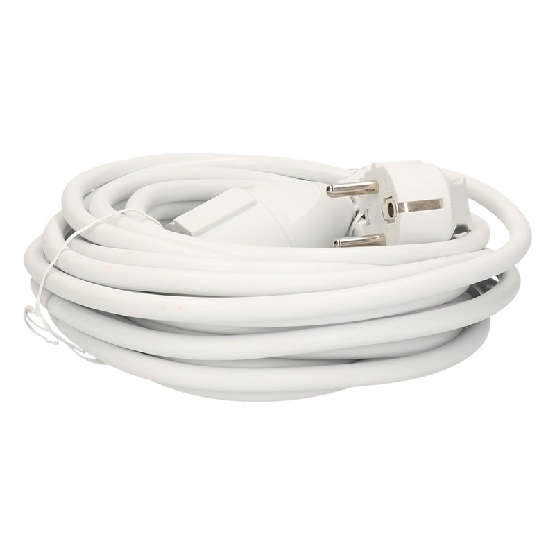 Verlengsnoer wit 10 meter -