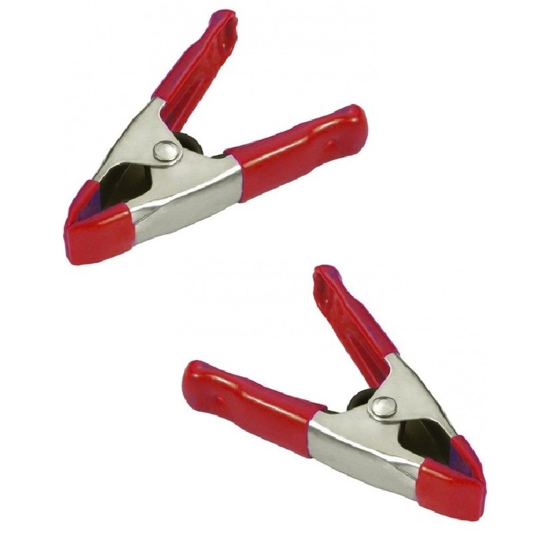 Hobby zeilklemmen - 4x stuks - metaal - 5 cm - DHZ klemmetjes -