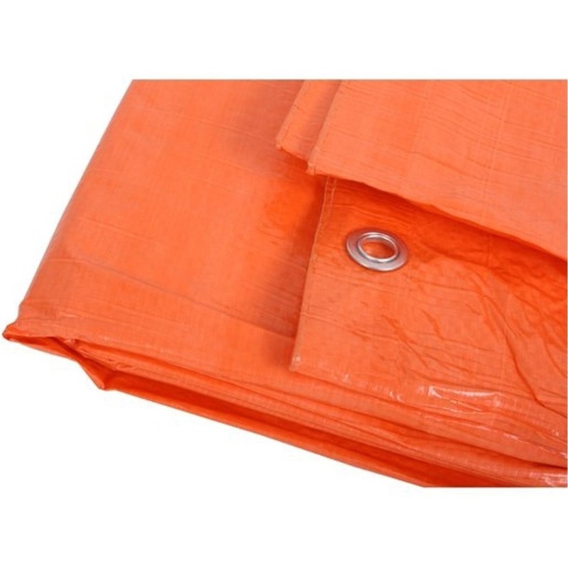 Oranje afdekzeil / dekzeil 2 x 3 meter -