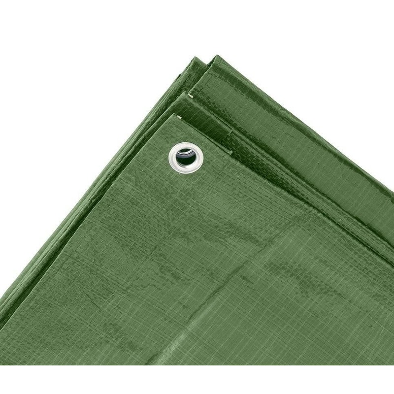 Benson Afdekzeil / dekzeil - 3 x 4 meter - groen - polypropyleen grondzeil / dekkleed -
