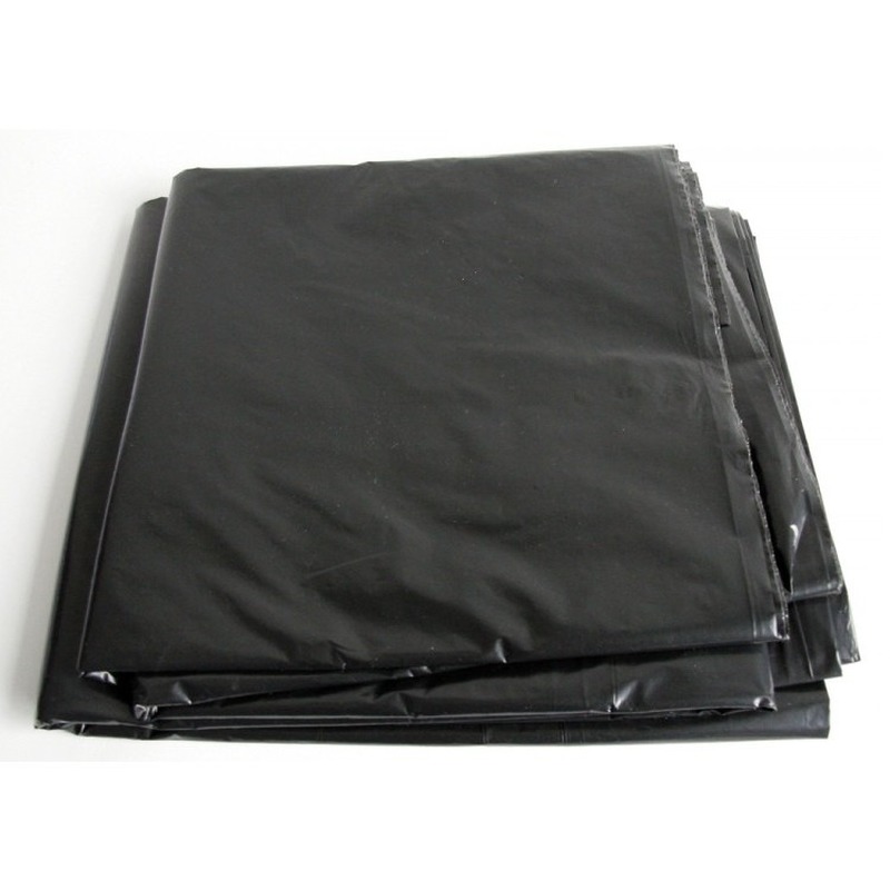 Zwart afdekfolie / dekfolie 4 x 6 meter -