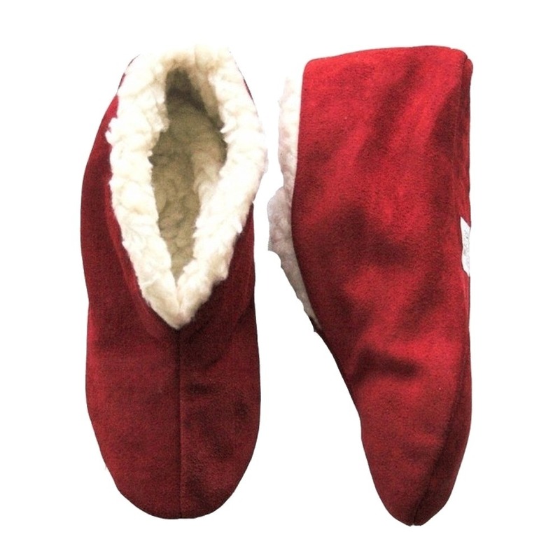Bernardino - Spaanse kinder sloffen - rood - Gevoerd 28 -