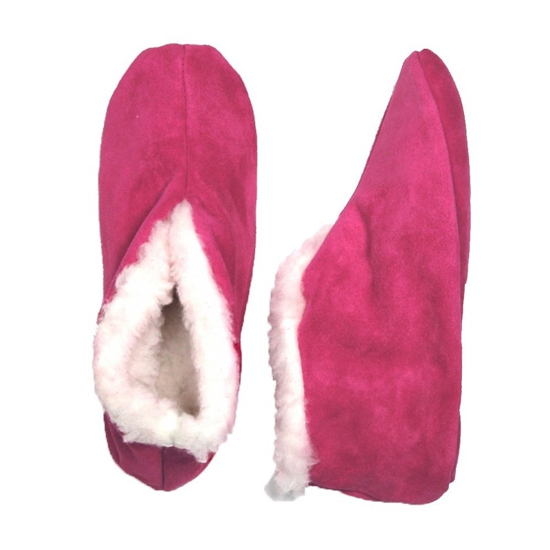 Bernardino - Spaanse kinder sloffen - roze - Gevoerd 24 -
