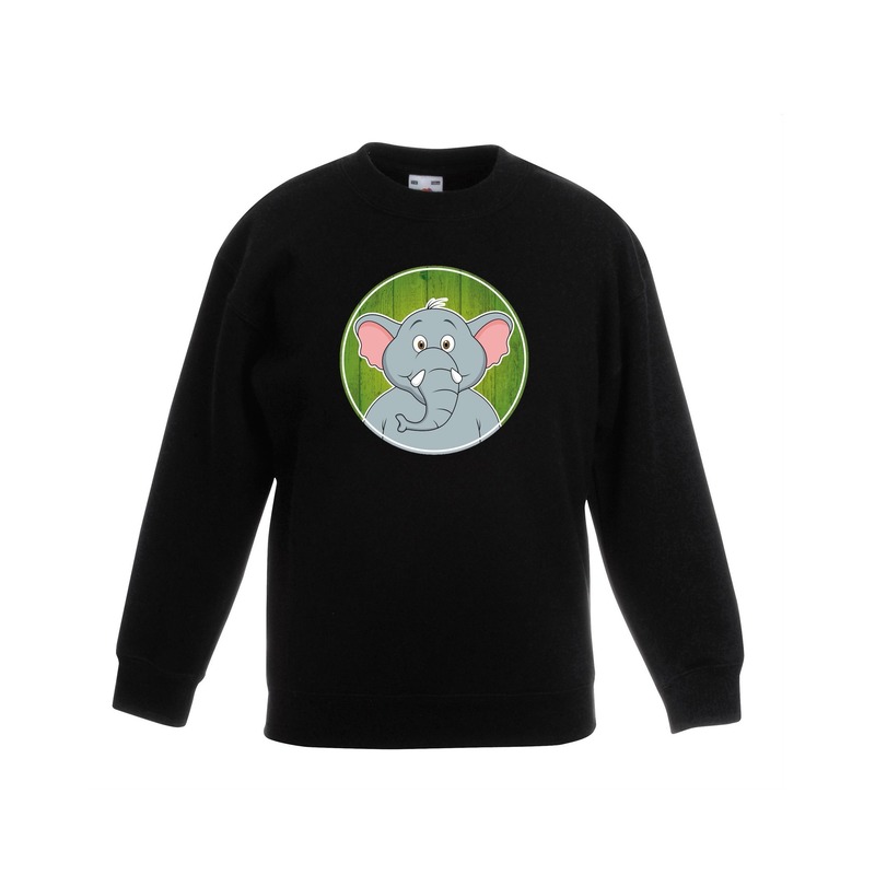 Sweater olifant zwart kinderen 12-13 jaar (152/164) -