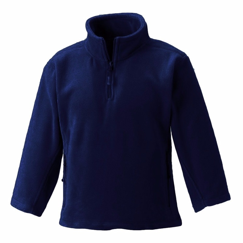 Navy blauwe fleece trui voor jongens 140 (9-10 jaar) -