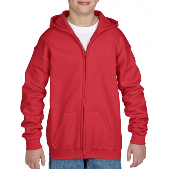 Rood capuchon vest voor jongens L (164) -
