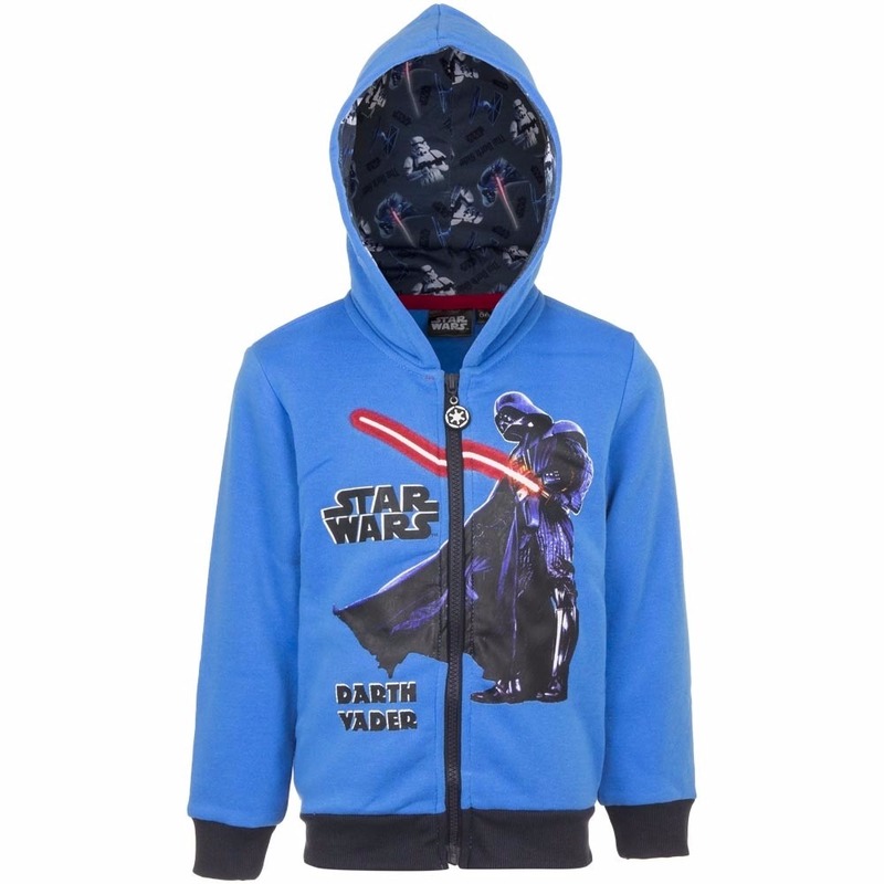 Star Wars sweater met rits blauw 128 -