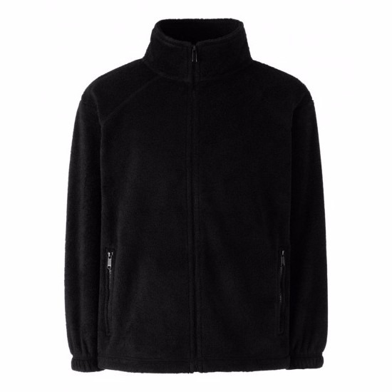 Zwart fleece vest voor jongens 128 (7-8 jaar) -