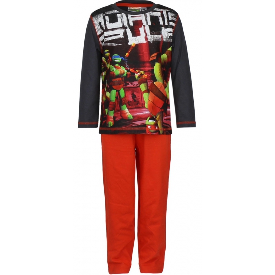 Turtles pyjama rood 128 -