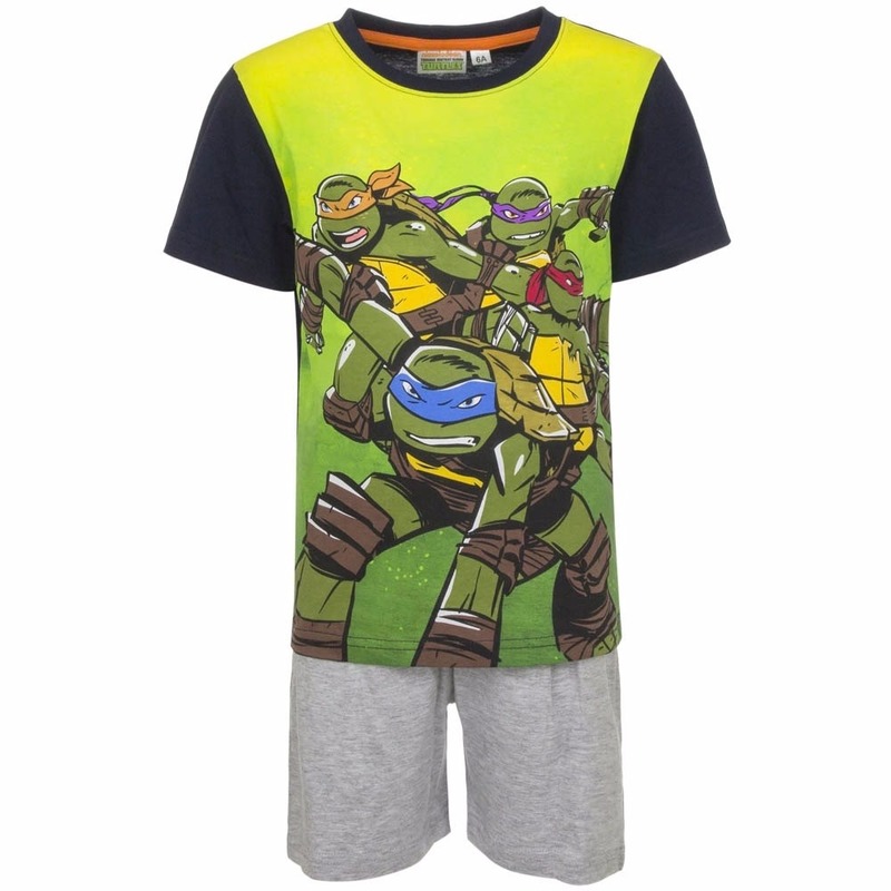 Ninja Turtles korte pyjama grijs 104 (4 jaar) -