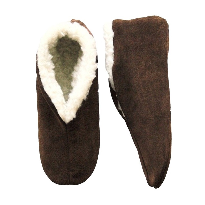 Bruine Spaanse sloffen/pantoffels voor dames/heren 45 -