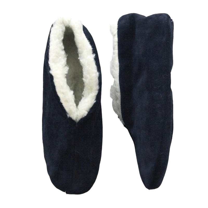Navy blauwe Spaanse sloffen/pantoffels voor dames/heren 40 -