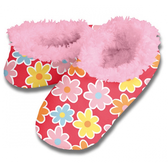 Bloemetjes print sloffen 40-41 -