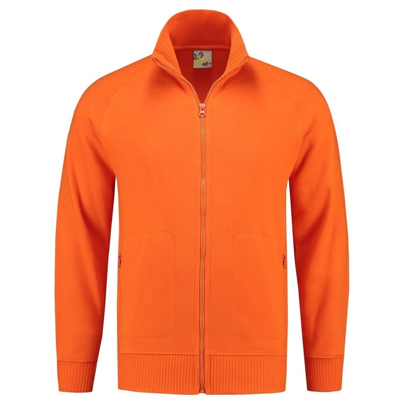 Oranje Lemon and Soda vest voor dames en heren L -