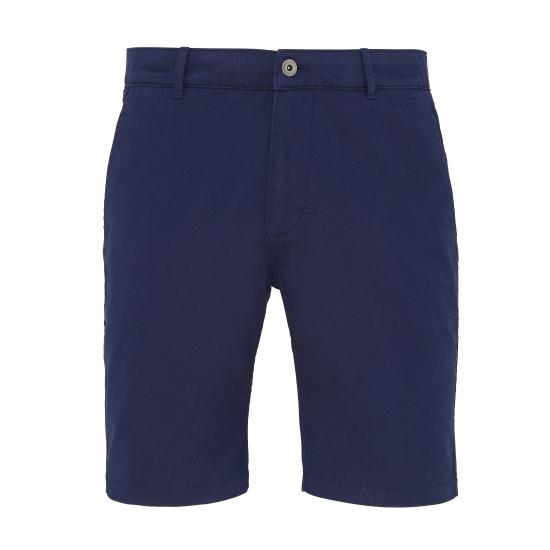 Blauwe katoenen korte broek voor heren 30 (XS) -