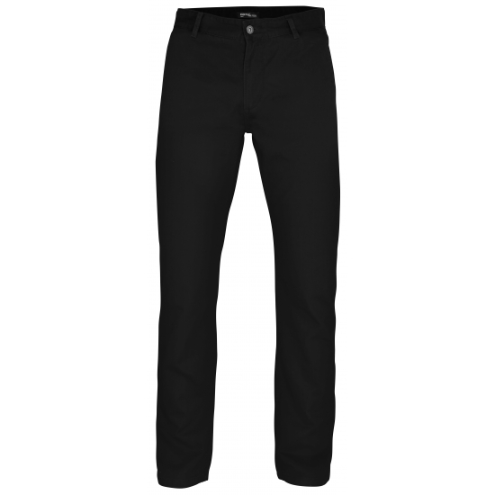 Zwarte katoenen lange broek heren 32-34 -