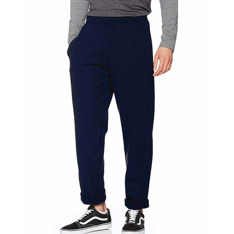 Fruit Of The Loom Joggingbroek - donkerblauw - volwassenen - Sportbroek - rechte pijpen L (EU 52) -