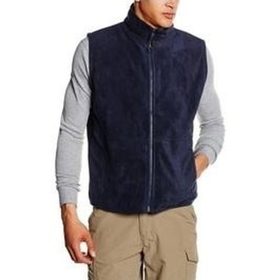 Fleece bodywarmer navy blauw voor volwassenen 2XL (44/56) -