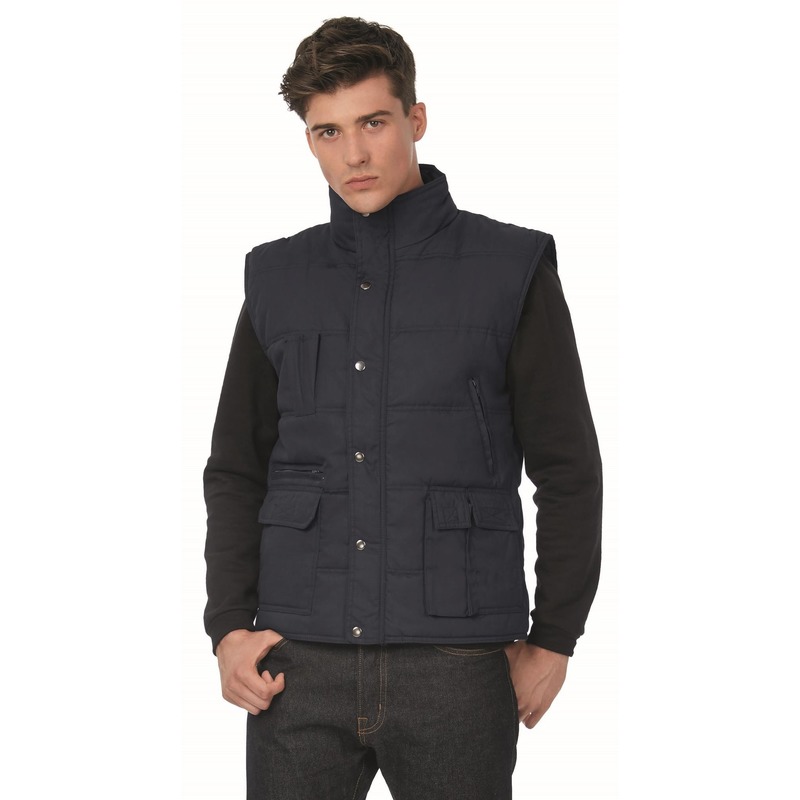 Outdoor/werk casual bodywarmer - heren - Donkerblauw - Outdoorkleding - werkkleding 2XL (56) -