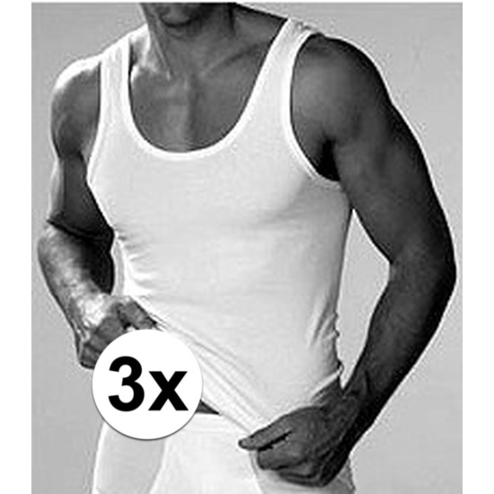 3x Witte Beeren heren hemd - maat XL XL -