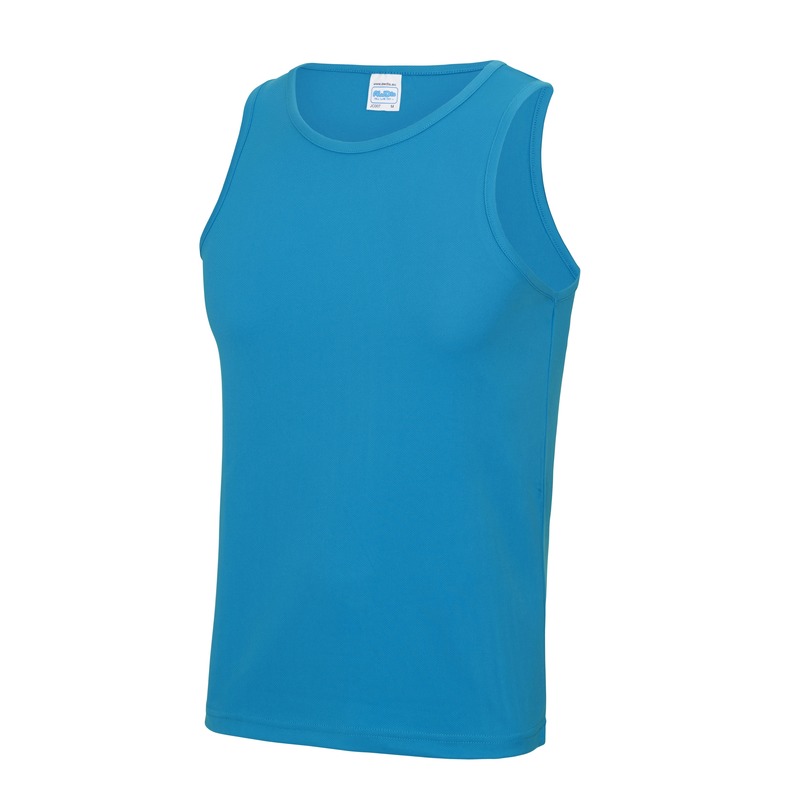 AWDis sport sintlet/tanktop - heren - Blauw - mouwloos - Polyester M (40/50) -