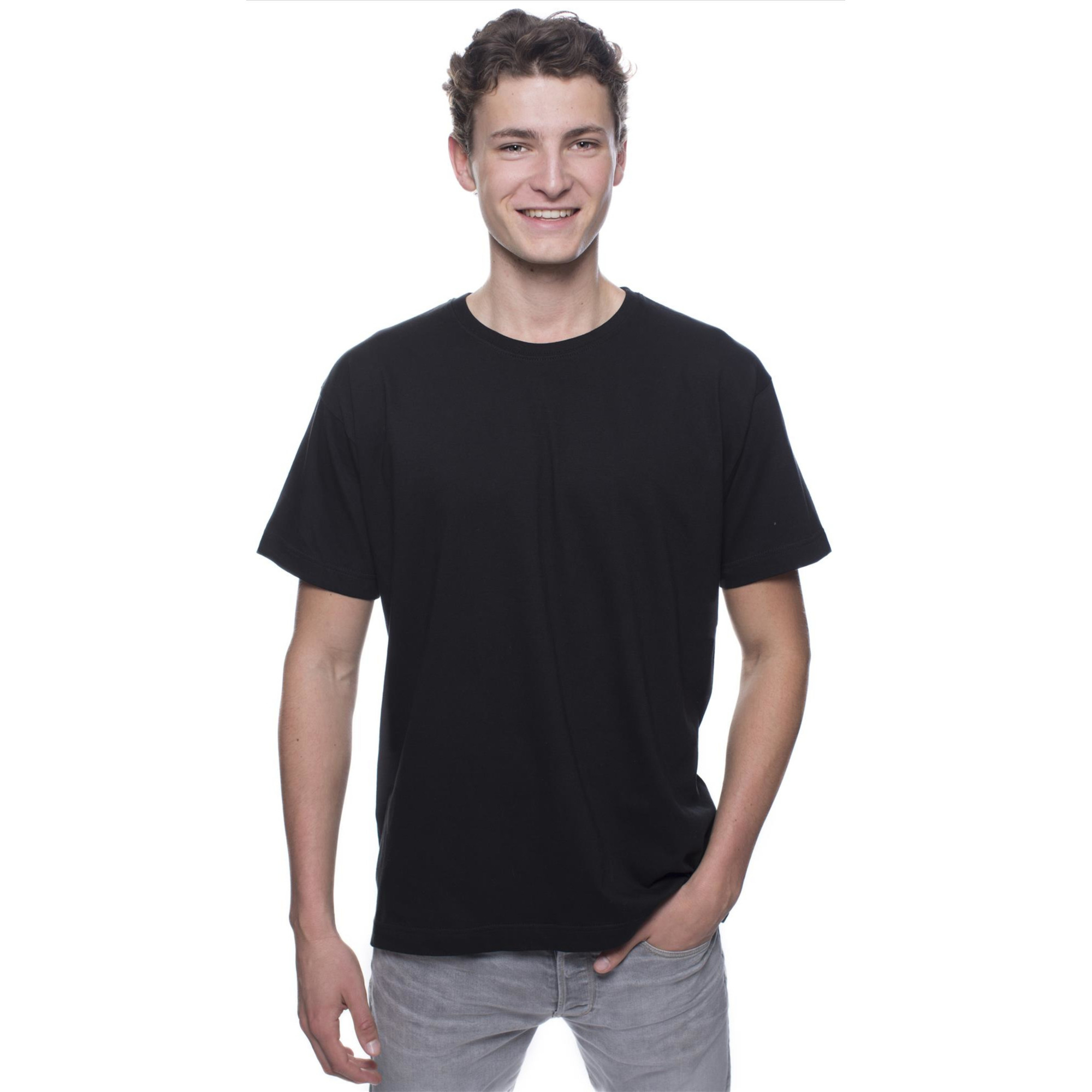 Heren t-shirt grote maten - 4XL - basic shirts - katoen 4XL -