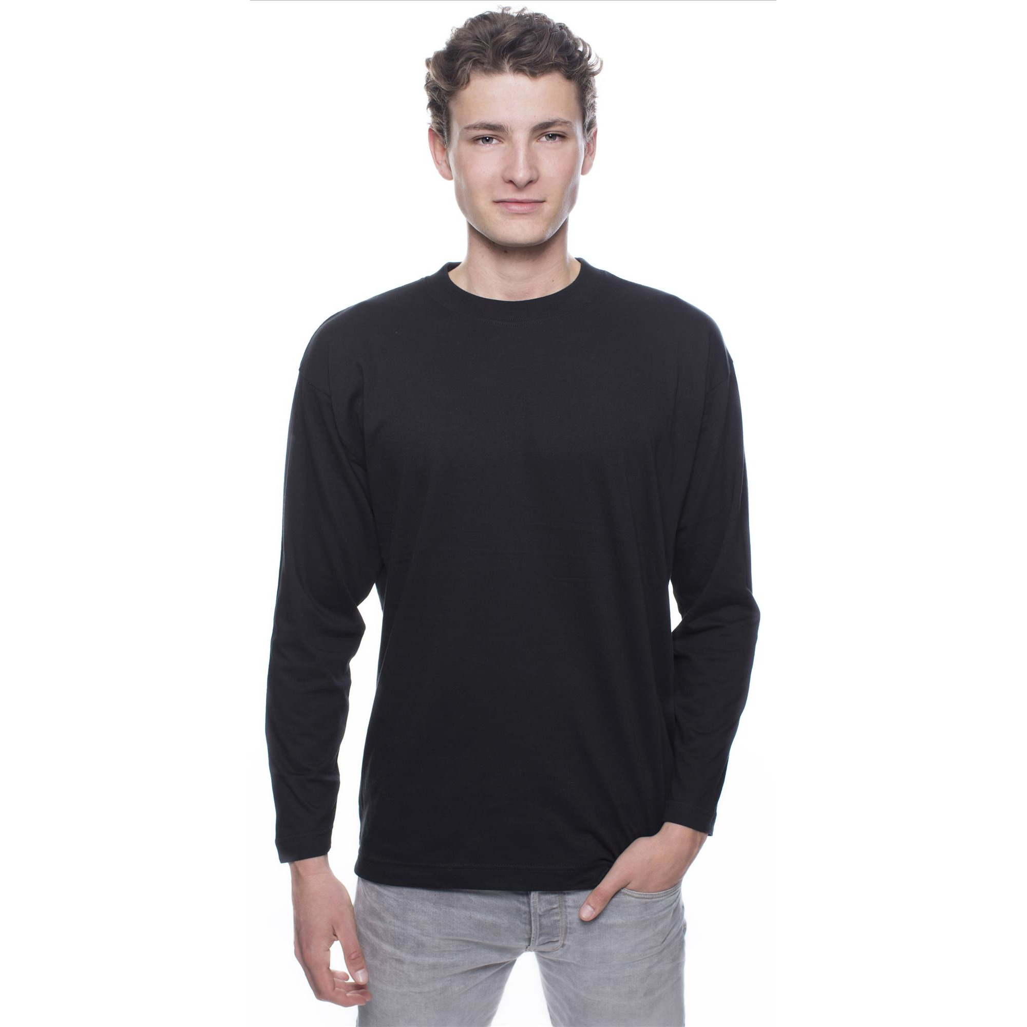 Grote maten t-shirt lange mouw 4XL 4XL -