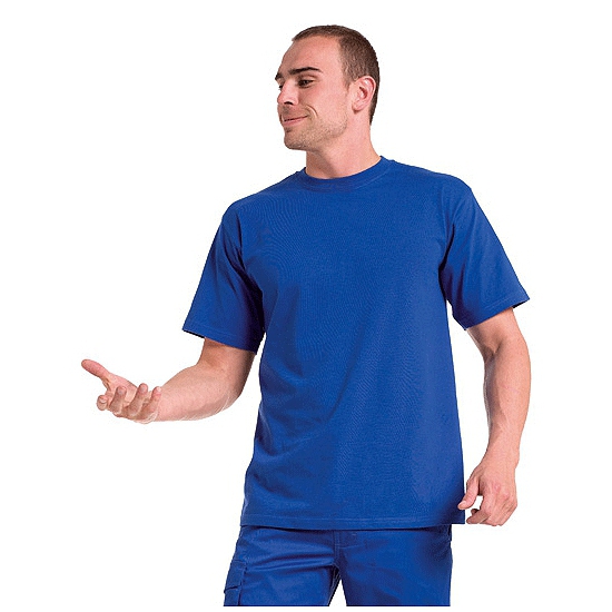 Blauw grote maten t-shirt 4XL 4XL -
