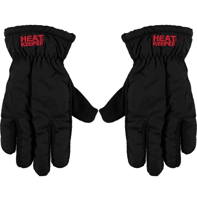 Thermo mega handschoenen - zwart - voor dames en heren S/M -