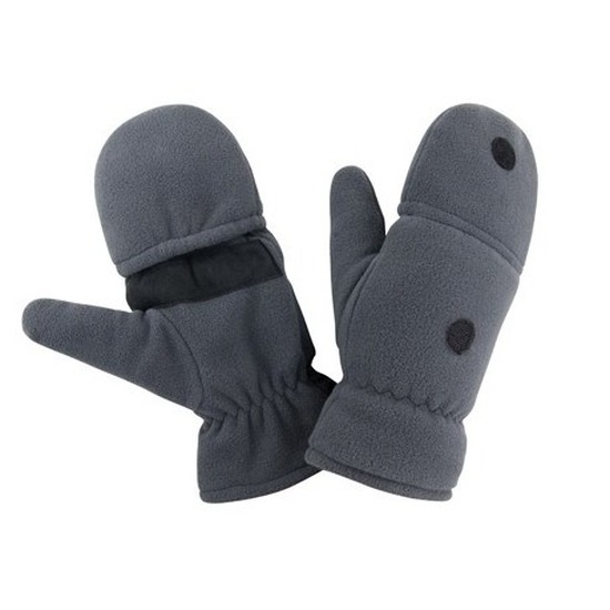 Grijze wanten/handschoenen voor volwassenen S/M -