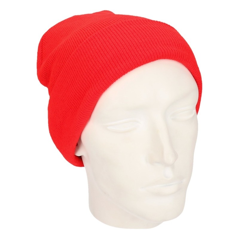 Thinsulate basics wintermuts voor volwassenen - rood - Acryl One size -