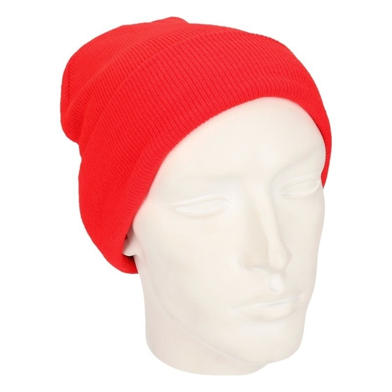 Basic rode wintermuts Thinsulate voor dames -