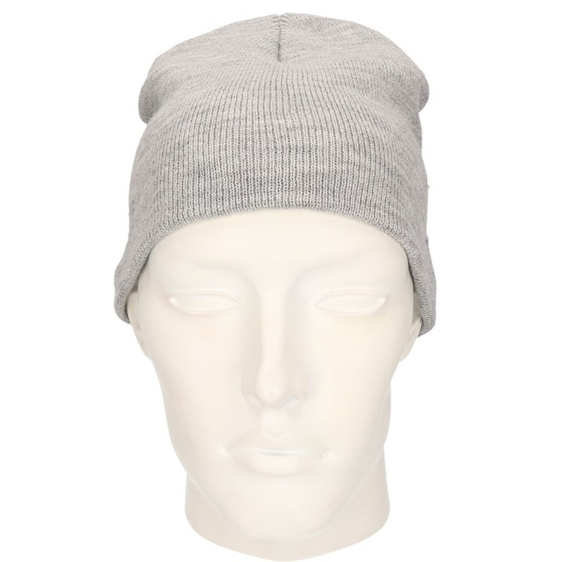 Gekleurde basic muts lichtgrijs voor dames -