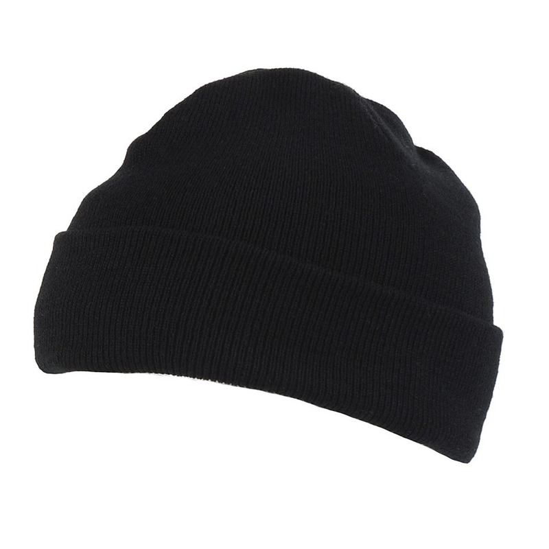 Commando muts voor heren - donkerblauw - one size - Acryl - wintermutsen One size -