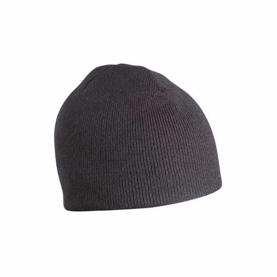 Gekleurde basic muts zwart voor dames -