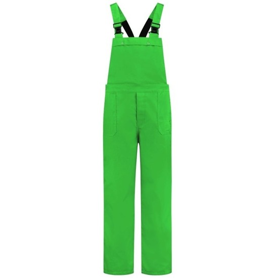 Carnaval verkleed tuinbroek voor volwassenen - groen - werk overall XL (42/54) -