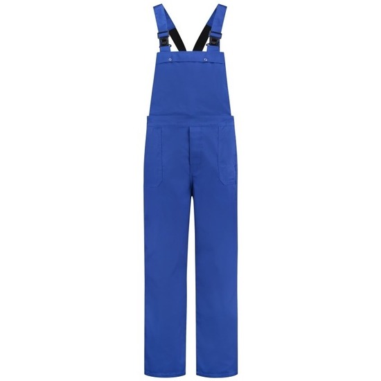 Carnaval verkleed tuinbroek voor volwassenen - blauw - werk overall XL (42/54) -