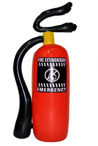 Opblaasbare brandblusser 50 cm -