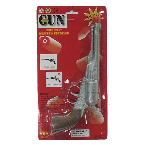Speelgoed cowboy revolver - 8 schoten - voor kinderen -