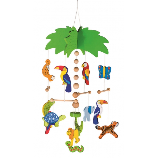Baby mobiel jungle dieren -