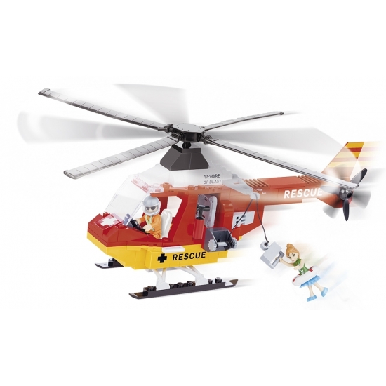 Cobi reddingshelikopter bouwstenen set -