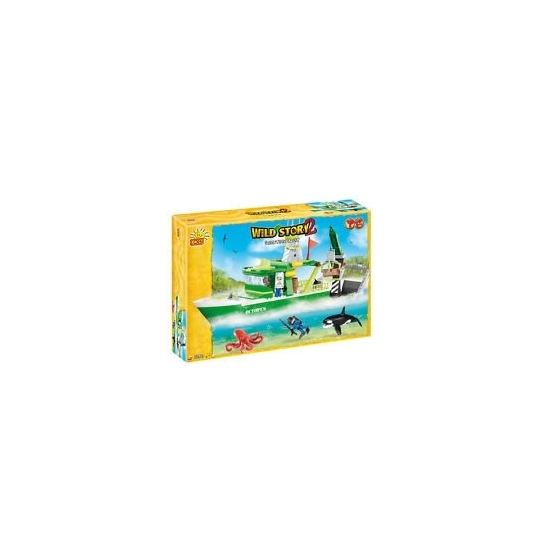 Cobi Wild Story boot bouwstenen set -